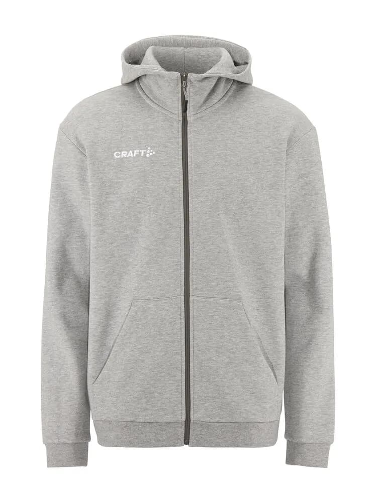 Community 2.0 Logo Fz Hoodie M - Grey Melange
