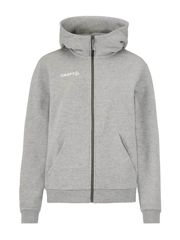Community 2.0 Logo Fz Hoodie W - Grey Melange