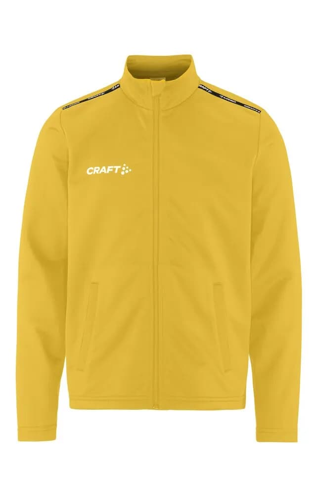 Squad Go Fz Jacket Jr - Sweden Yellow