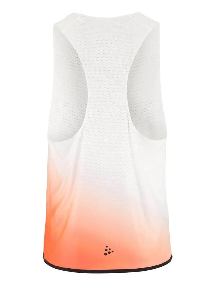 Race Day Singlet M - White/Multi