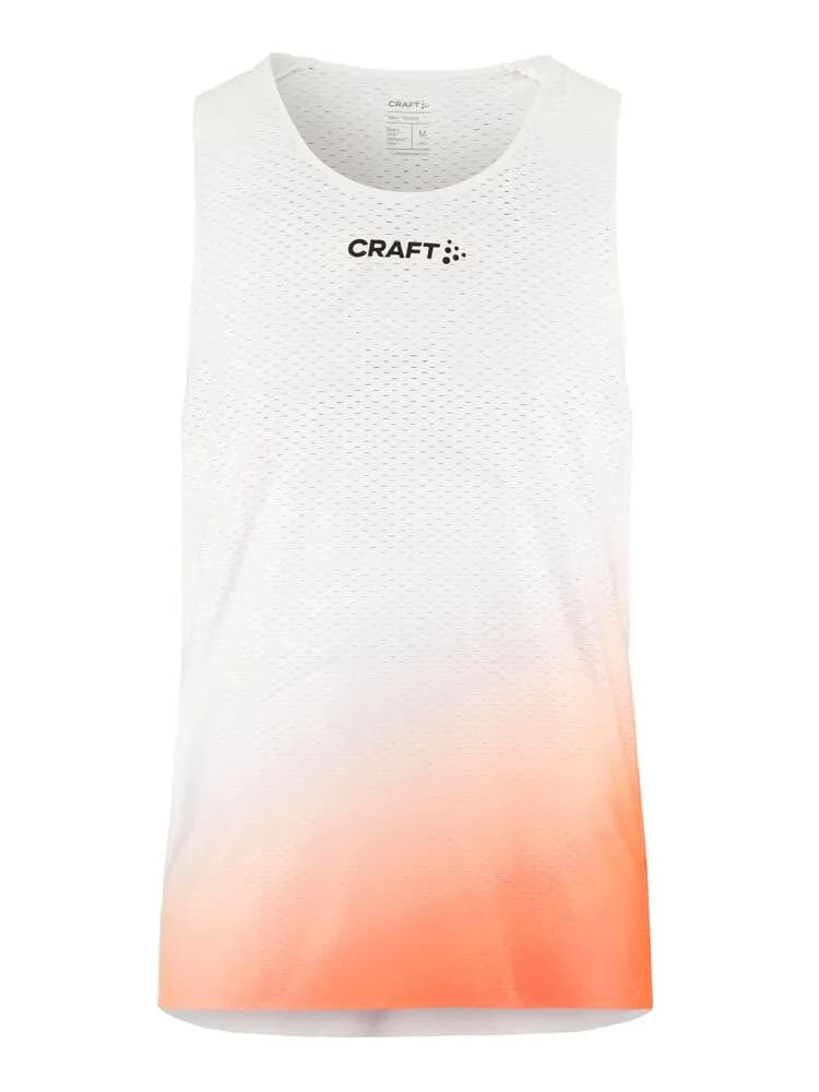 Race Day Singlet M - White/Multi