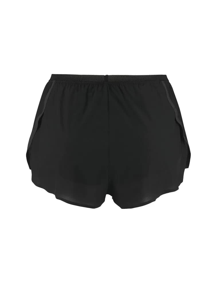 Race Day Split Shorts W - Black
