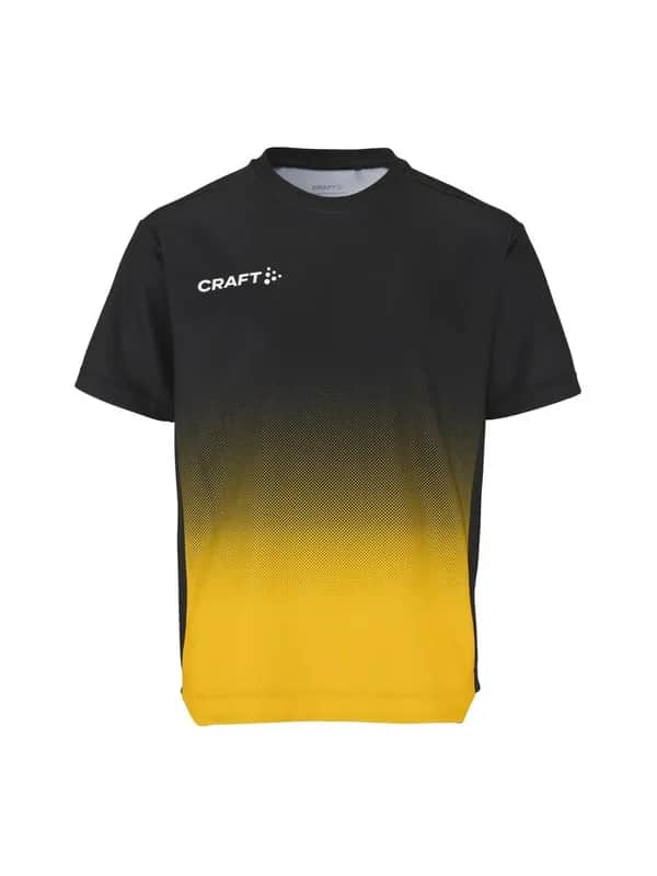 Evolve 2.0 Structured Graphic Jersey Jr - Black/Sweden Yellow