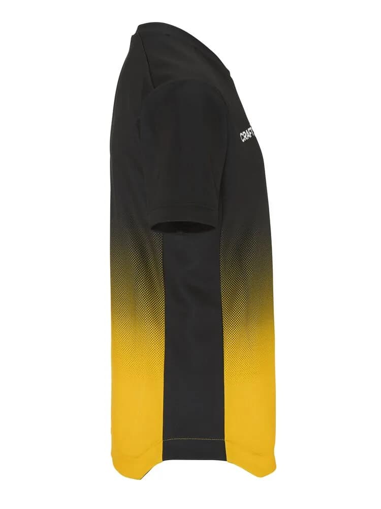 Evolve 2.0 Structured Graphic Jersey Jr - Black/Sweden Yellow