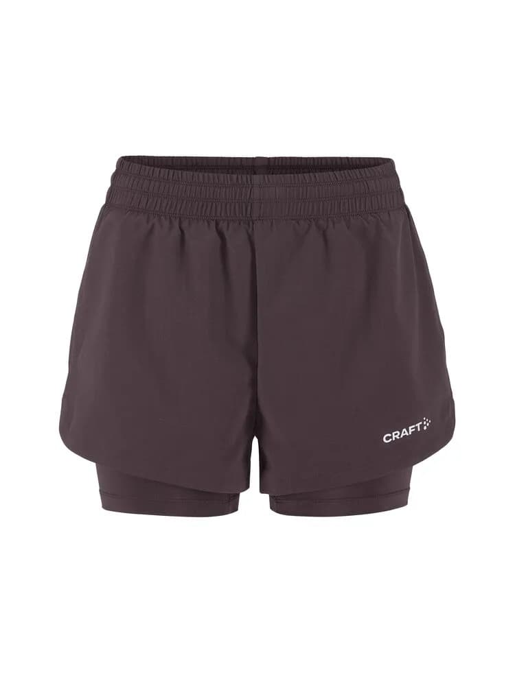 Adv Essence 2-In-1 Shorts 2 W - Dk Plum