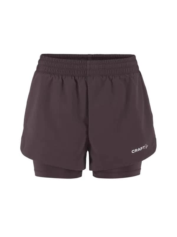 Adv Essence 2-In-1 Shorts 2 W - Dk Plum