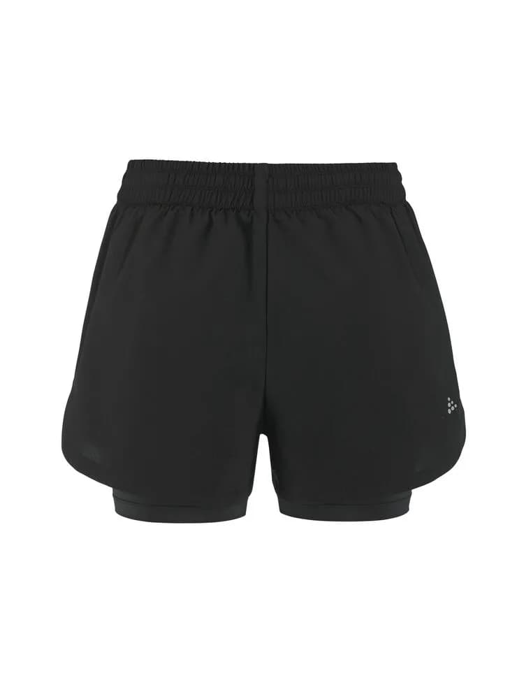 Adv Essence 2-In-1 Shorts 2 W - Black