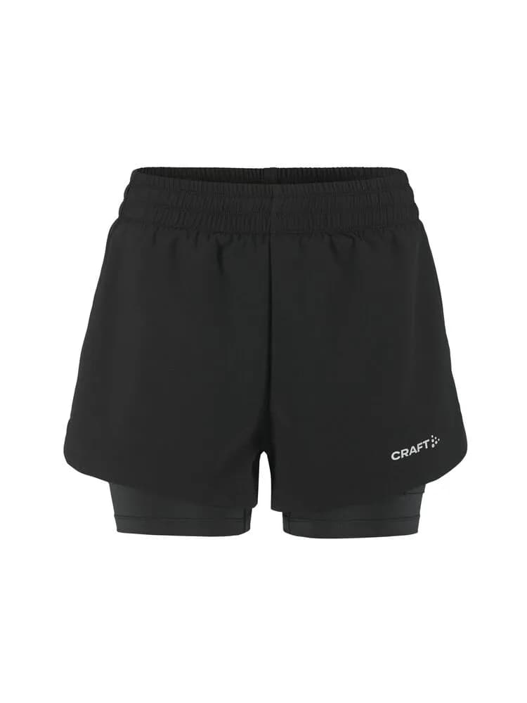 Adv Essence 2-In-1 Shorts 2 W - Black