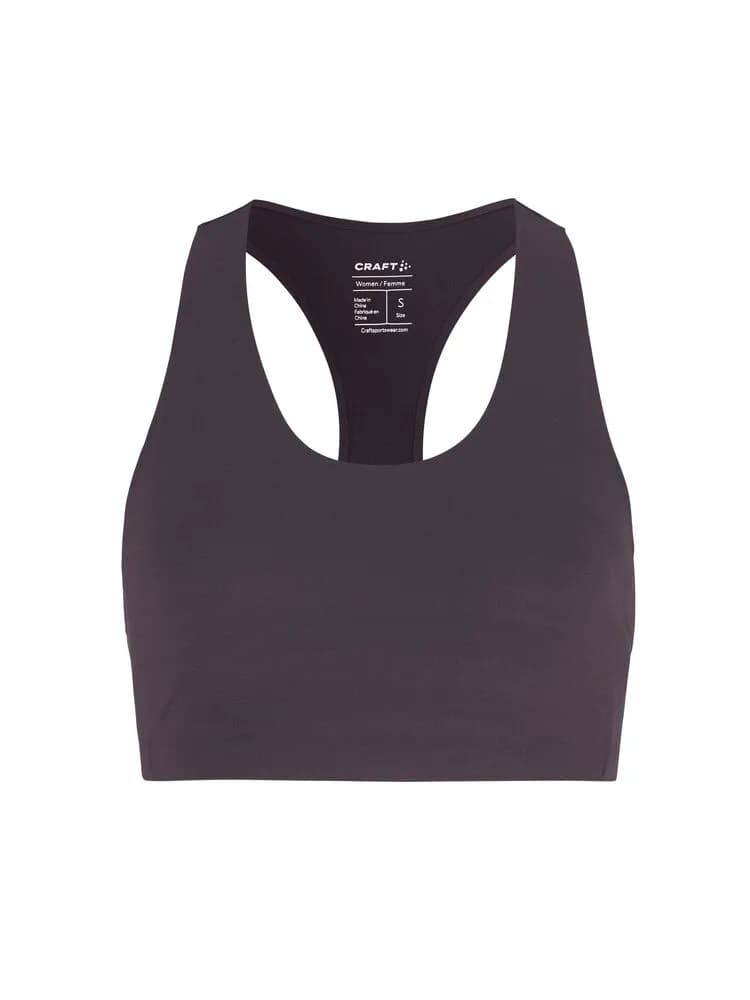 Collective Padded Sports Bra W - Dk Plum