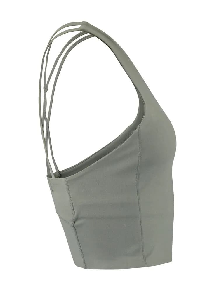 Collective Cropped Singlet W - Leaf