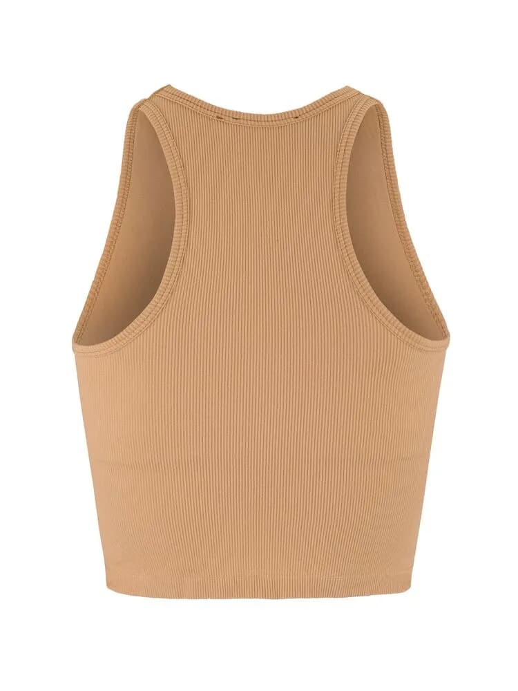 Collective Rib Tank Top W - Syrup