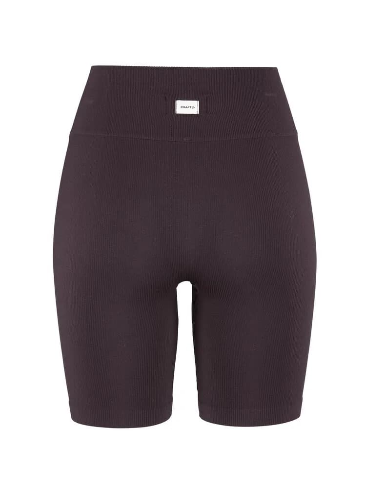 Collective Rib Short Tights W - Dk Plum