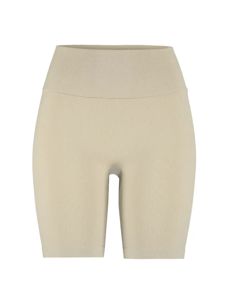 Collective Rib Short Tights W - Hay