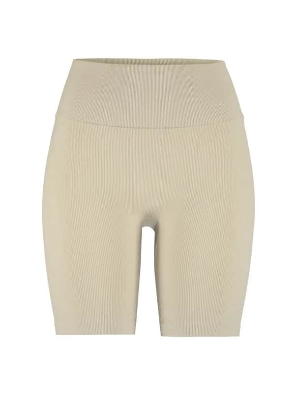 Collective Rib Short Tights W - Hay