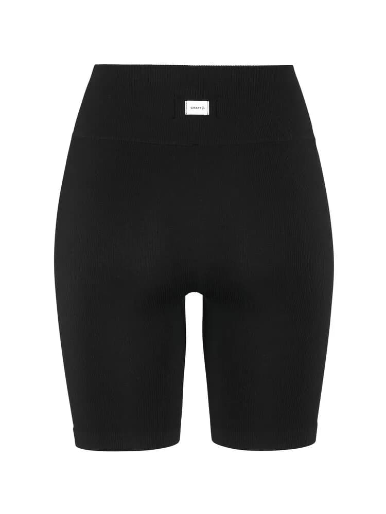 Collective Rib Short Tights W - Black