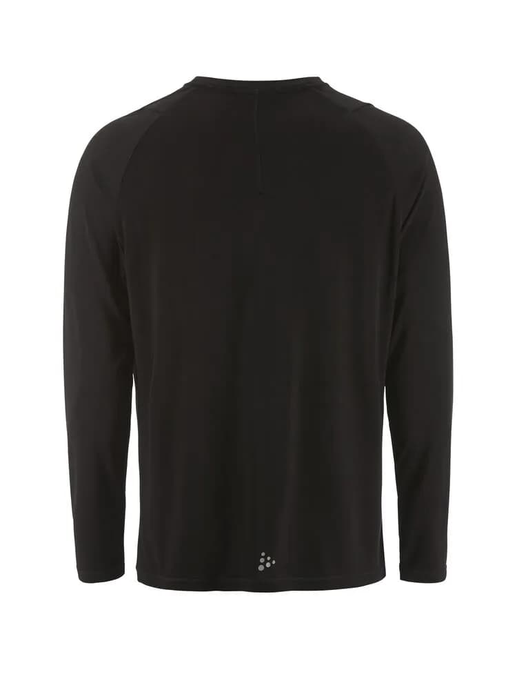 Collective Bi-Blend Ls Tee M - Black