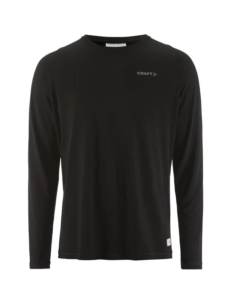Collective Bi-Blend Ls Tee M - Black