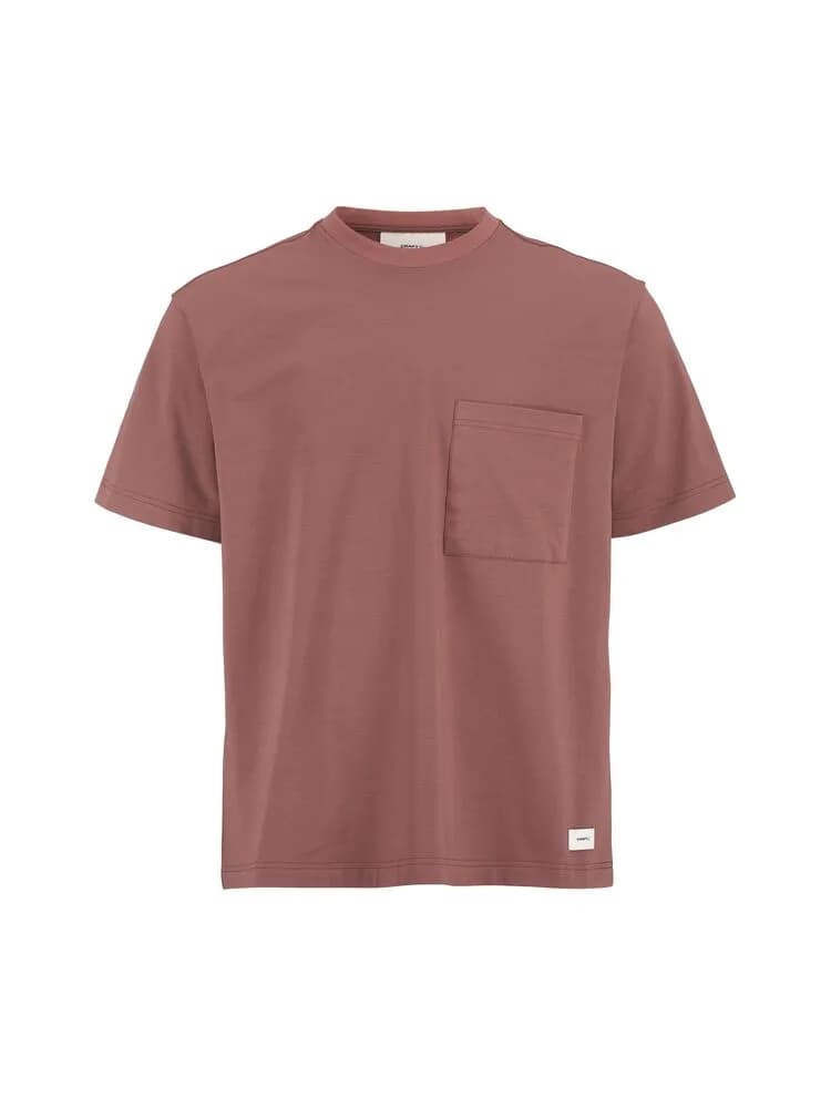 Collective Relaxed Ss Tee M - Rose Brown