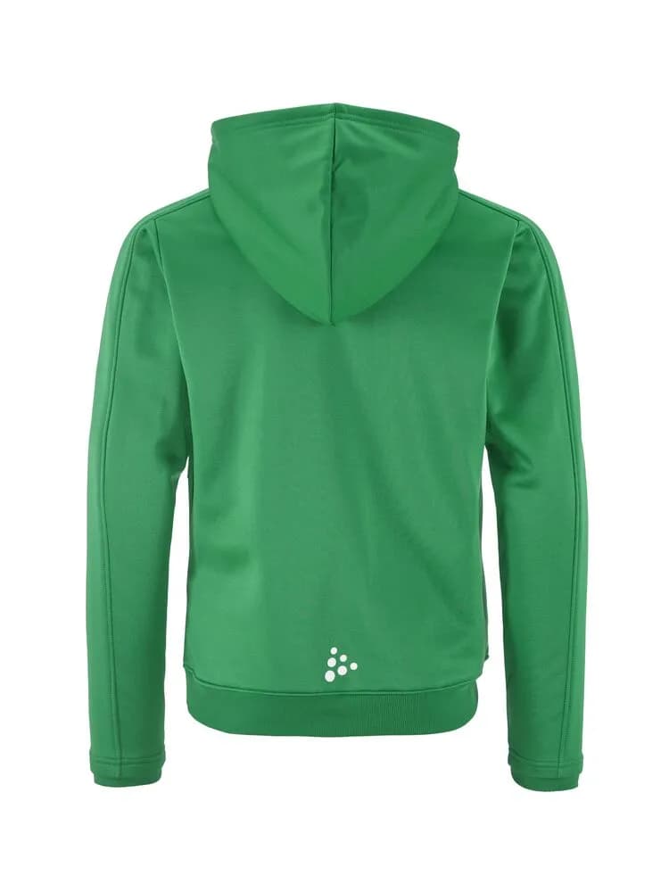 Evolve 2.0 Brushed Hood Jacket Jr - Team Green