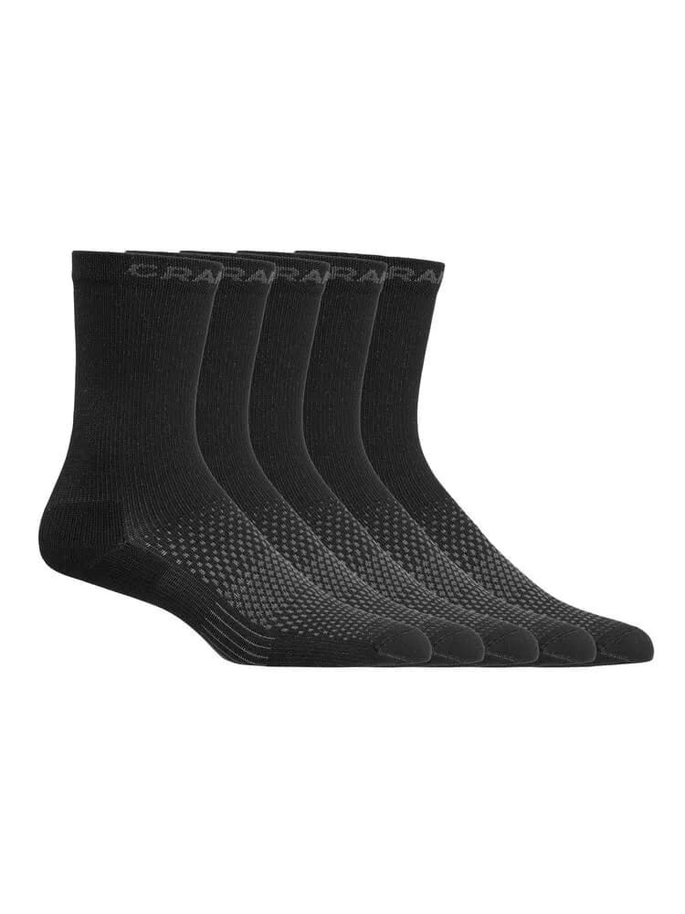Active High Sock 5-pack - Black