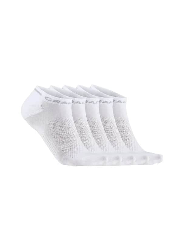 CORE Dry Shaftless Sock 5-Pack - White