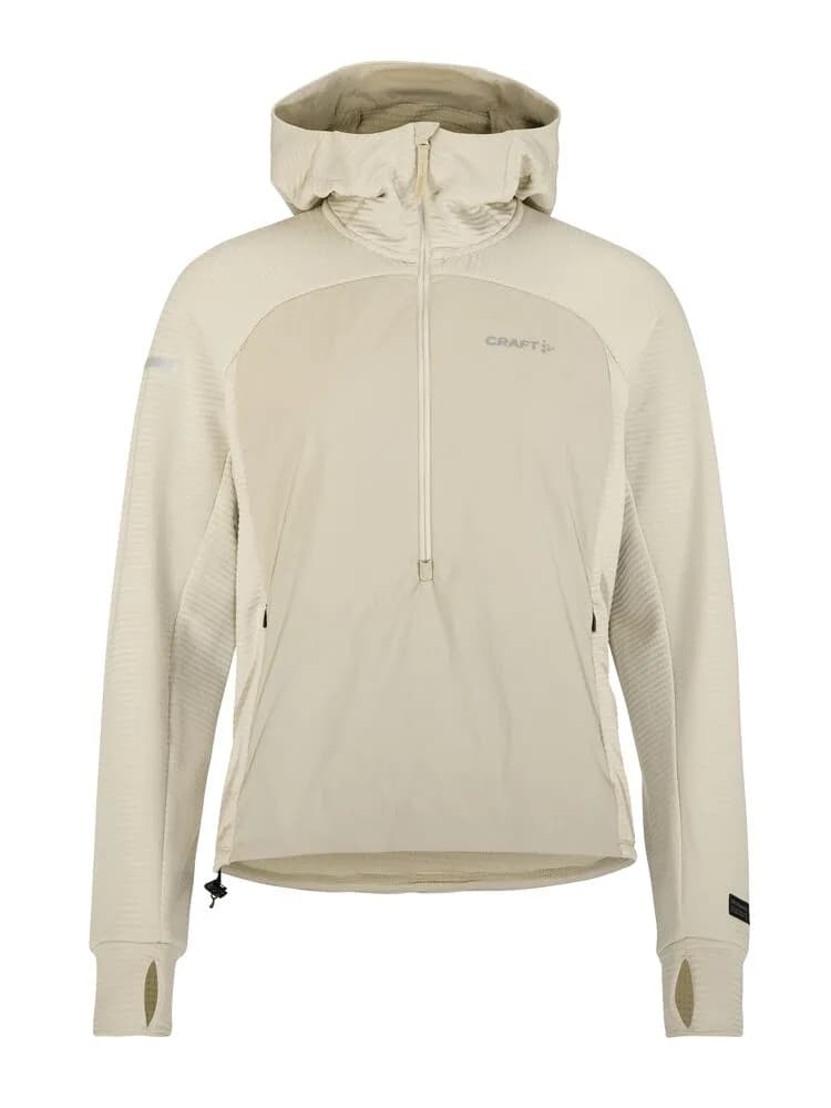 Subz Light Hood Sweater W - Plaster