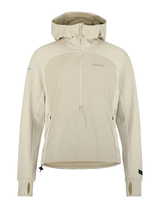 Subz Light Hood Sweater W - Plaster
