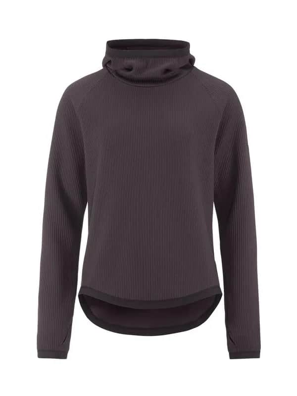 Grid Hood W - Dk Plum
