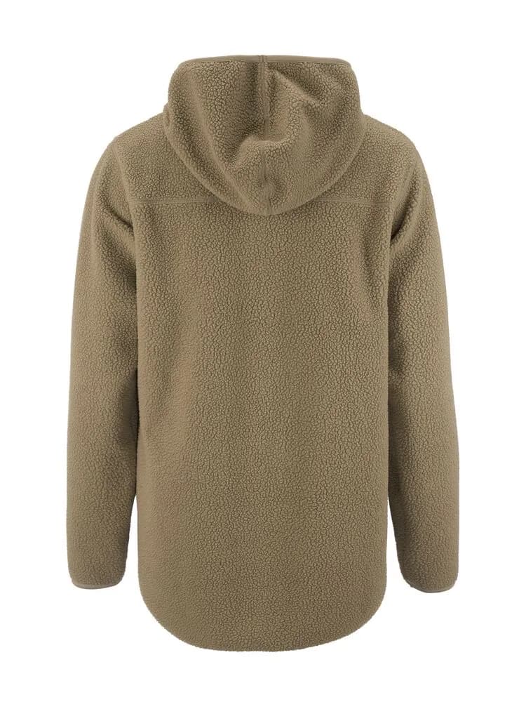 Join Pile Fleece Fz Hood W - Taupe
