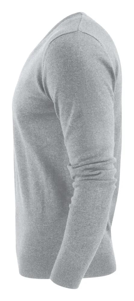 Ashland V Strickpullover Herren - Grau Meliert