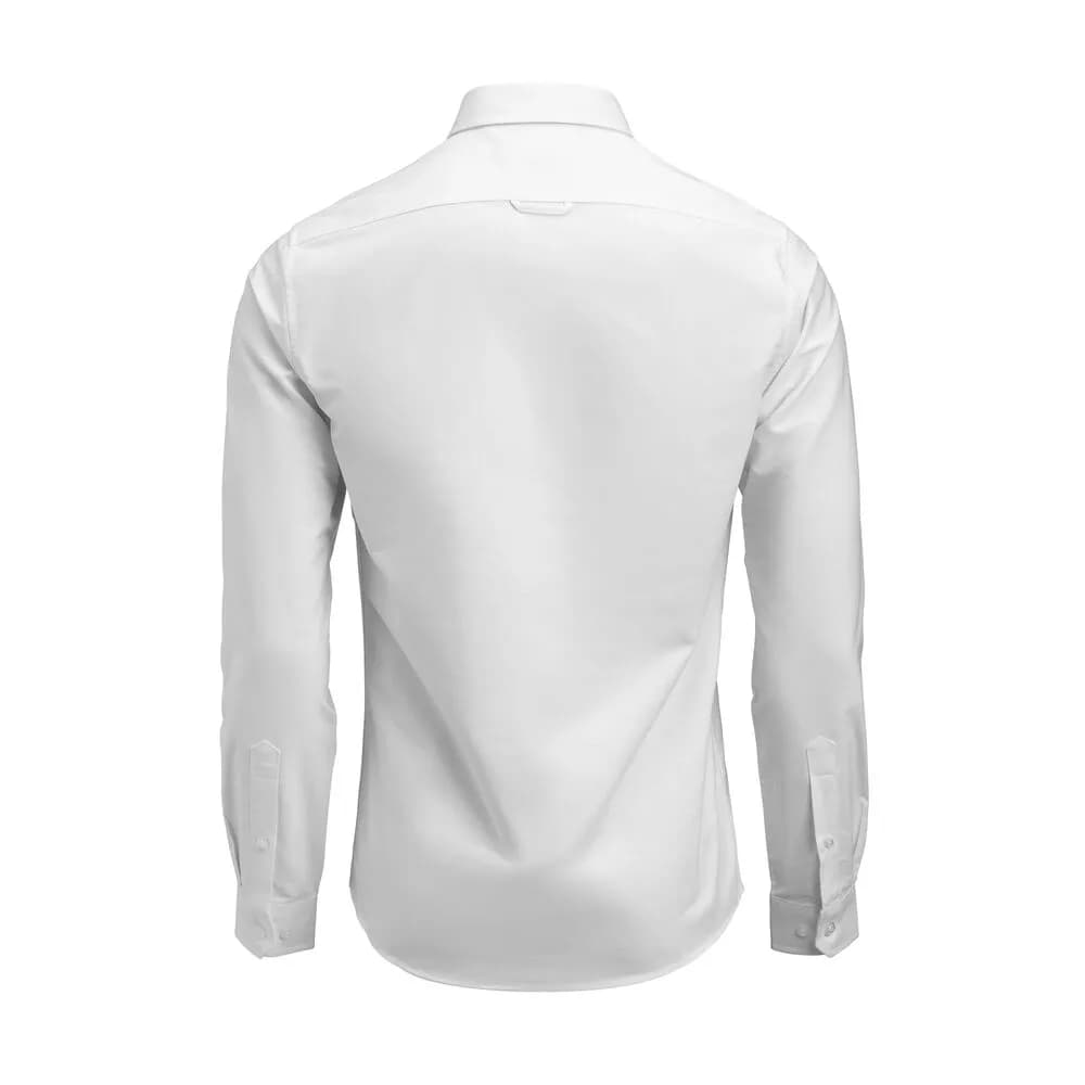 Allen Oxford Hemd Regular Fit Herren - Weiß