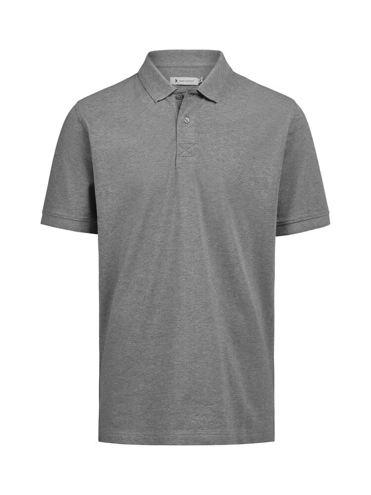 Supreme Stretch Polo Herren - Grey Melange