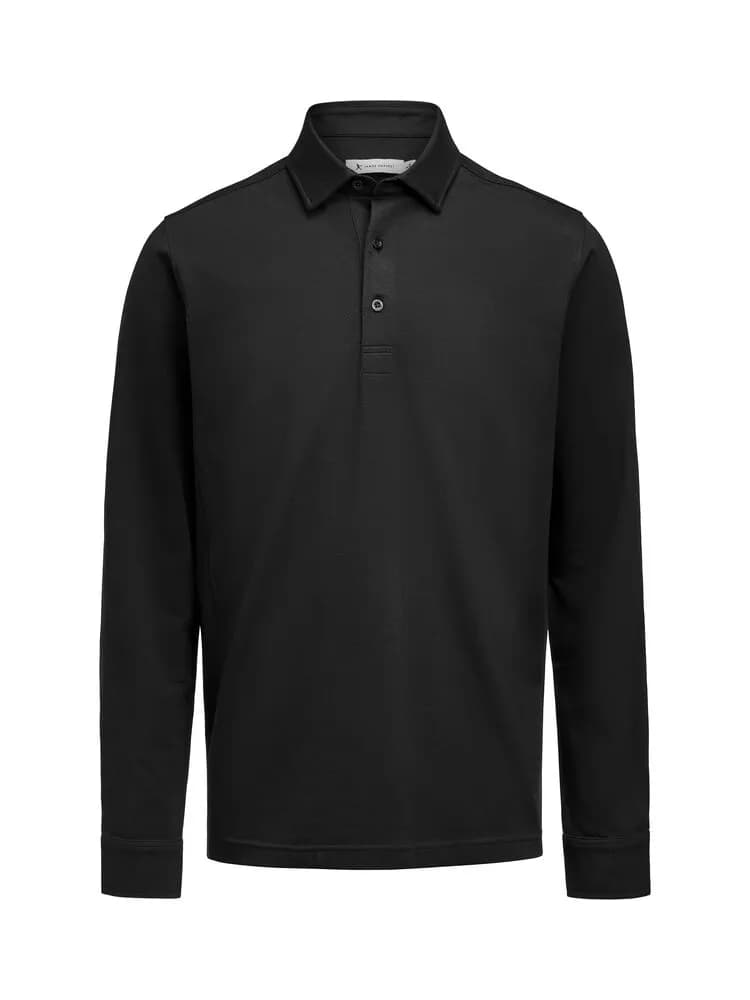 American Supreme Polo L/S Polo Herren - Schwarz