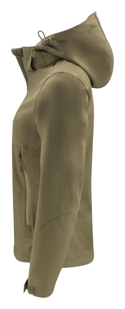 Lodgetown Softshell Jacke Damen - Moosgrün
