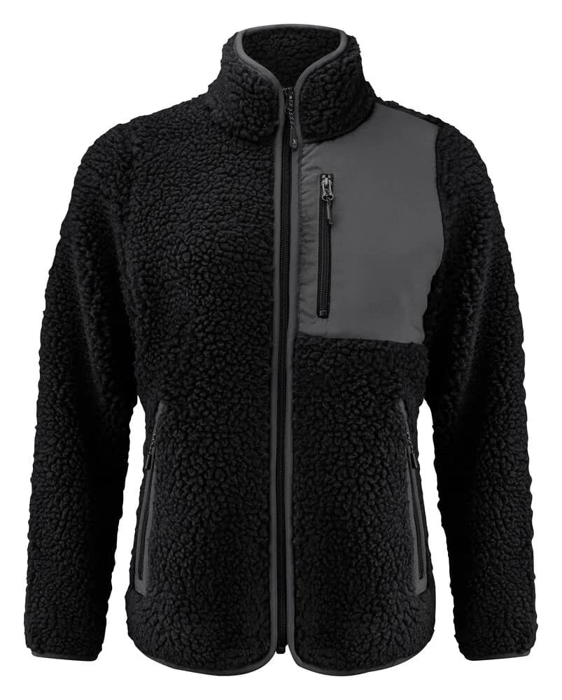 Kingsley Fleece Jacke Damen - Schwarz