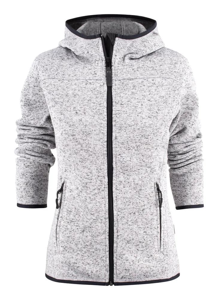 Santa Ana Fleecejacke Damen - Grau Meliert