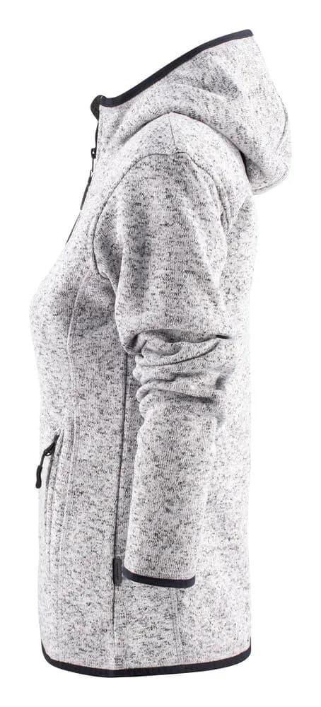 Santa Ana Fleecejacke Damen - Grau Meliert