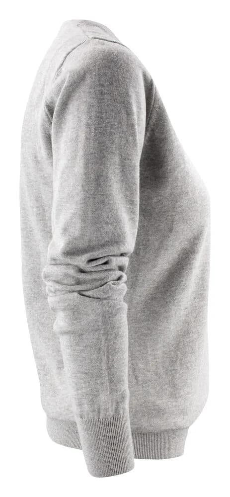 Ashland V Strickpullover Damen - Grau Meliert