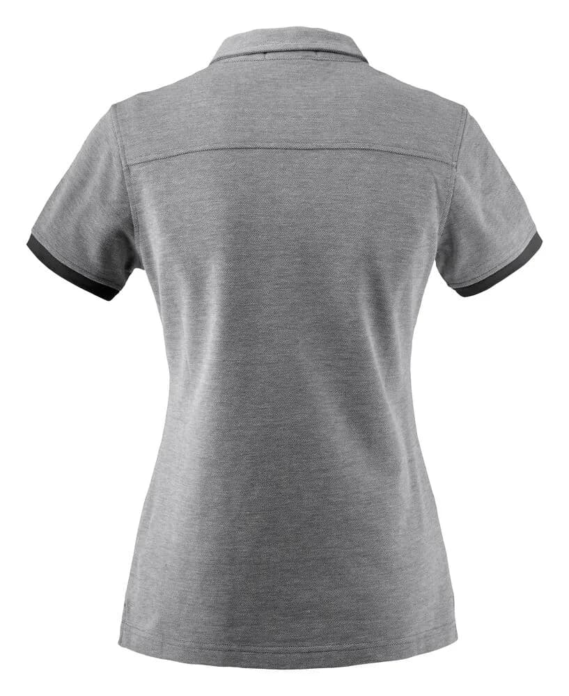 Larkford Polo Pique Damen - Schwarz Meliert