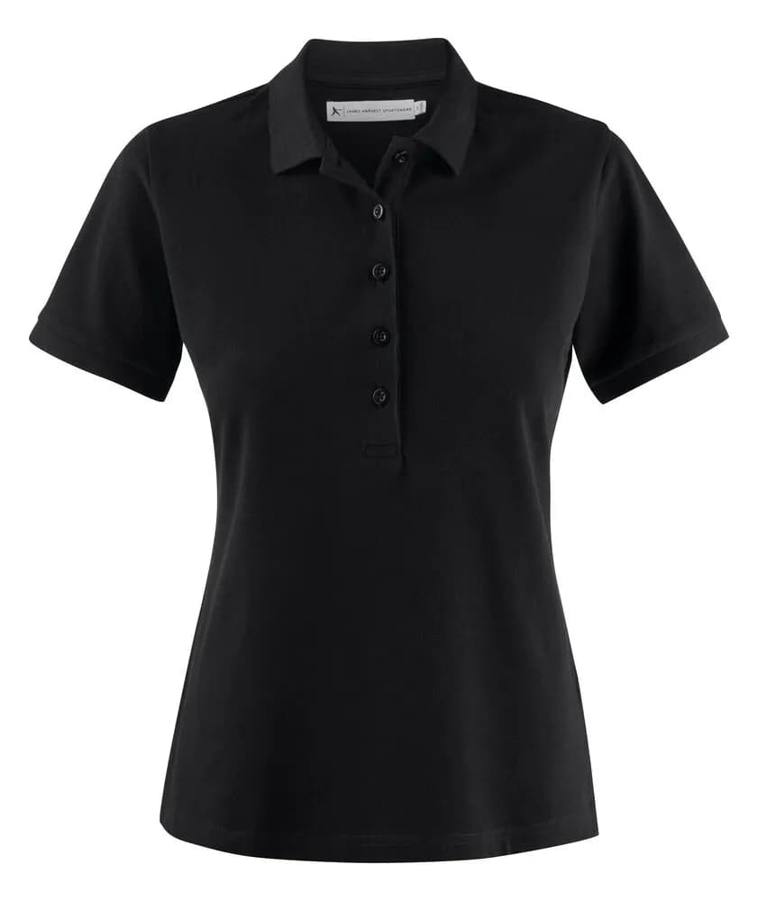 Neptune Polo Pique Damen - Schwarz