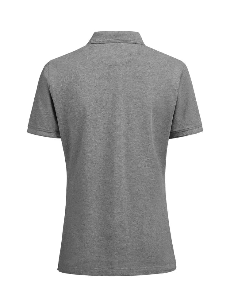 Supreme Stretch Polo Damen - Grau Meliert