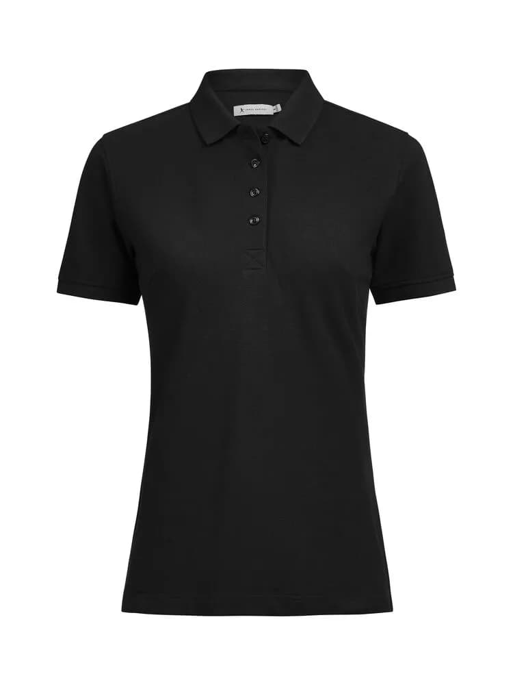 Supreme Stretch Polo Damen - Schwarz