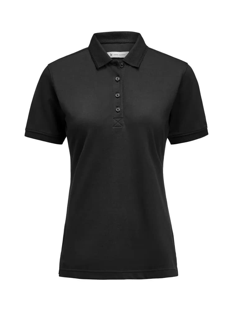 Supreme Stretch Polo Damen - Schwarz