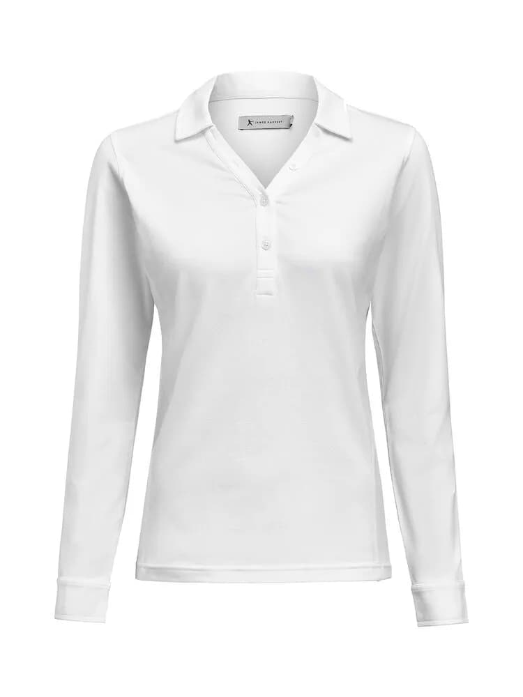 American Supreme Polo L/S Damen - Weiß