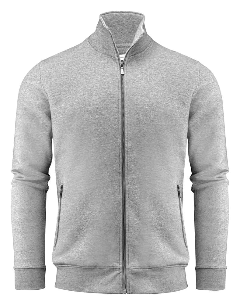 Melville Heights Pullover mit Reißverschluss Herren - Grau Meliert