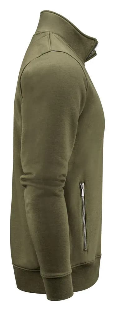 Melville Heights Pullover mit Reißverschluss Herren - Moosgrün