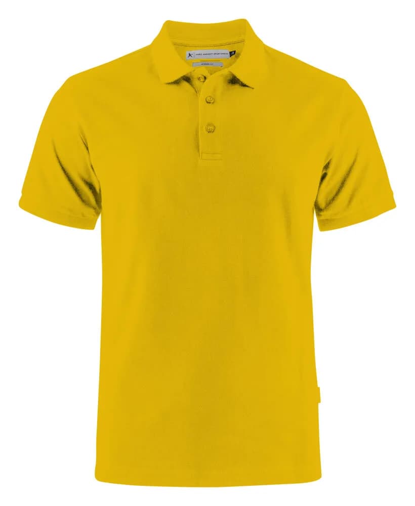 Neptune Modern Polo Pique Slim Fit Herren - Gelb