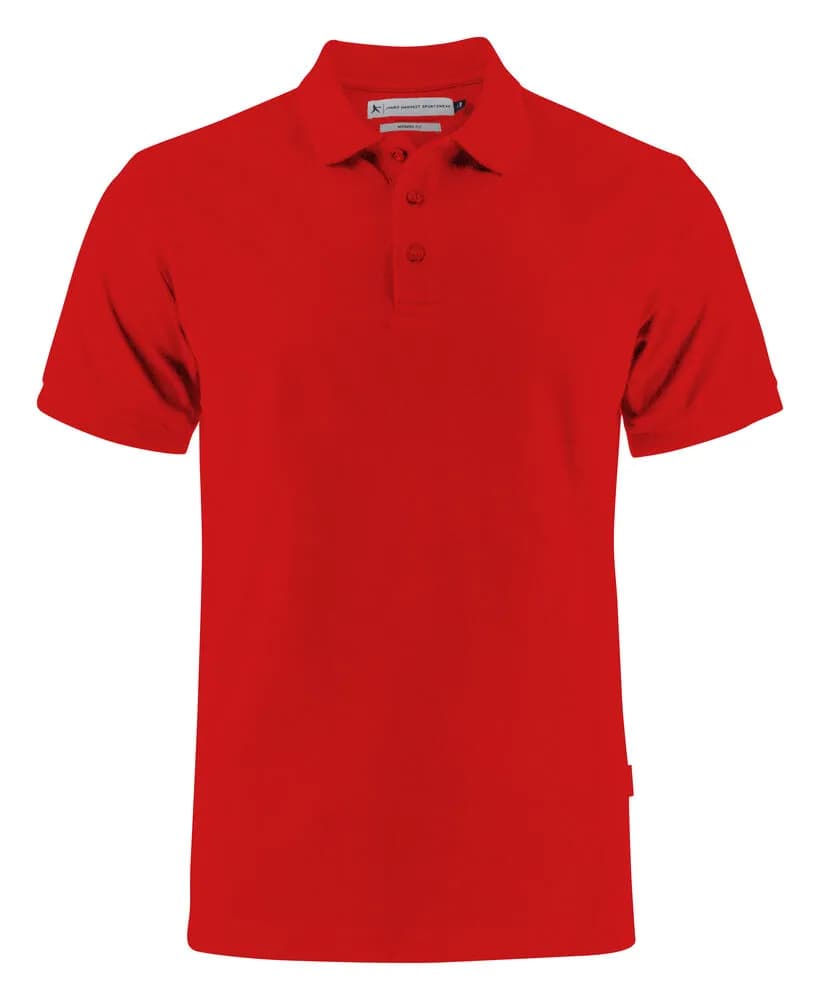 Neptune Polo Pique Regular Fit Herren - Rot