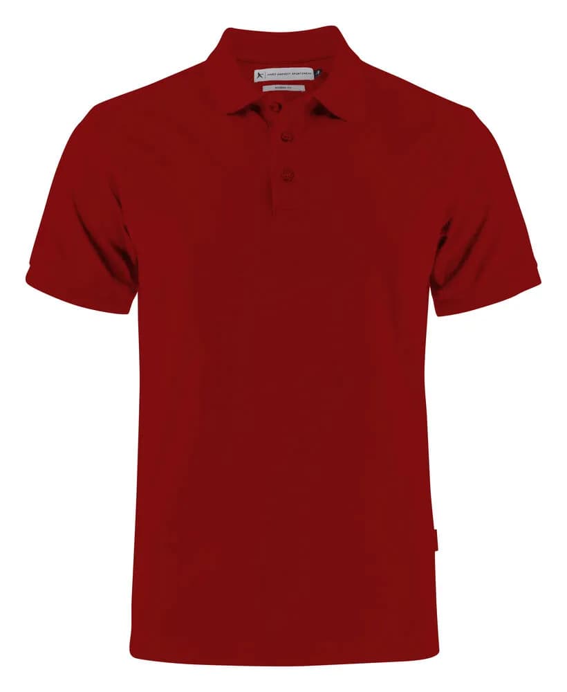 Neptune Modern Polo Pique Slim Fit Herren - Bordeaux