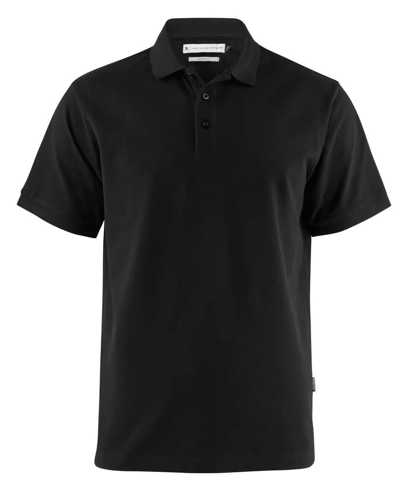 Neptune Polo Pique Regular Fit Herren - Schwarz